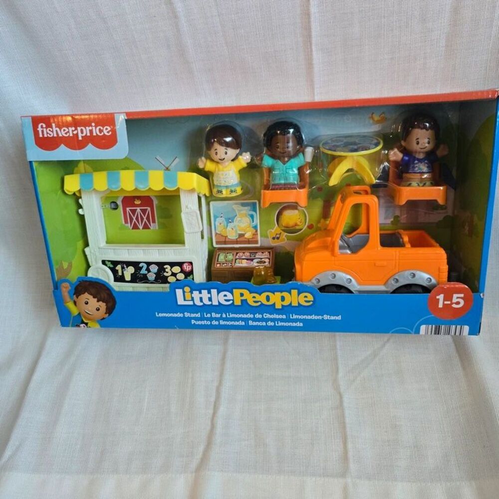 Fisher-Price Little People Lemonade Stand Playset New